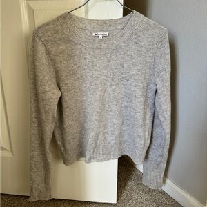 Reformation grey cashmere sweater